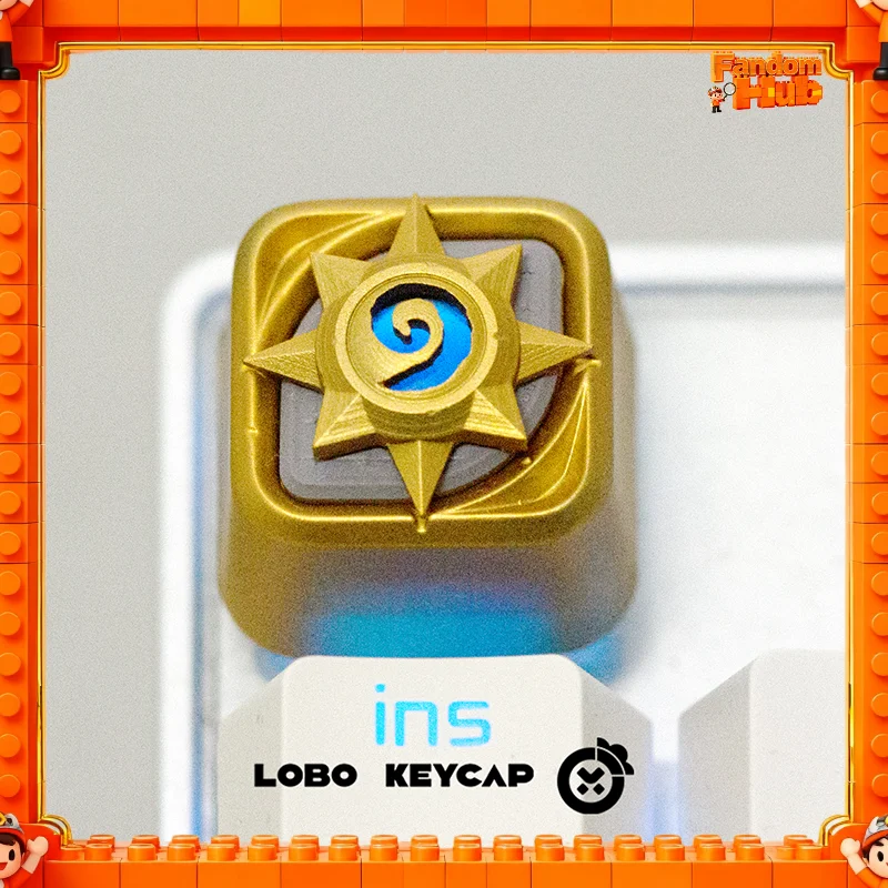 Hearthstone Themed Backlit Custom Resin Keycap Single Mechanical Keyboard Key Cap Toy Gift For Fans