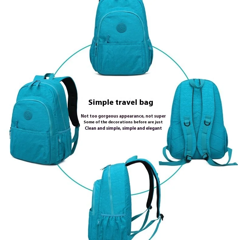 TEGAOTE New Fashion School Backpack for Teenage Girl Boy Travel Back Packs Bag Women Nylon Laptop Bagpack Unisex