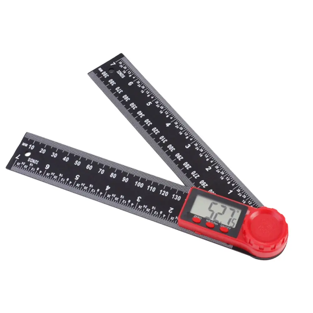 Electronic Angle Gauge Protractor Digital Measurement Tool For Woodworking Construction Durable Vernier Caliper Ruler