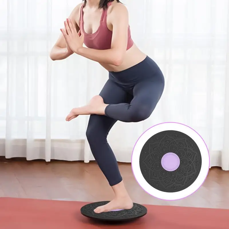 

Балансировочные доски для взрослых, нескользящая балансировочная доска с массажными точками, вращение на 360 градусов, тренировочный тренажер для домашнего спортзала