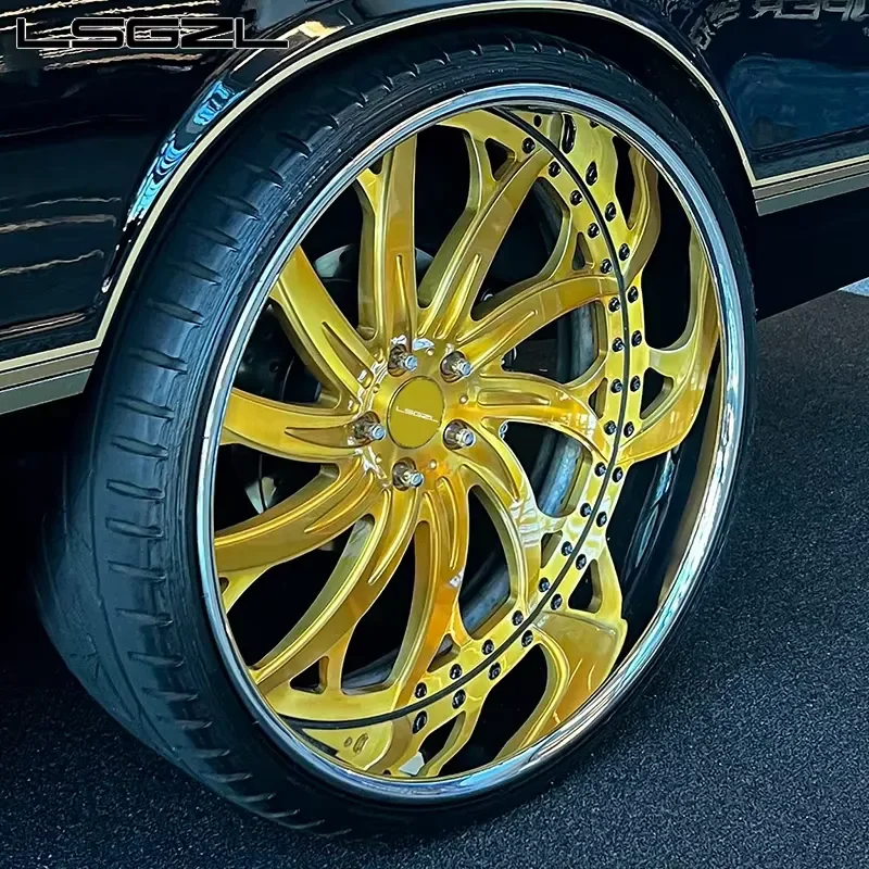 i Aluminum Alloy Matte Black Custom Forged Wheels 18-22 Inch 5x112/120/130 PCD for for Cullinan for