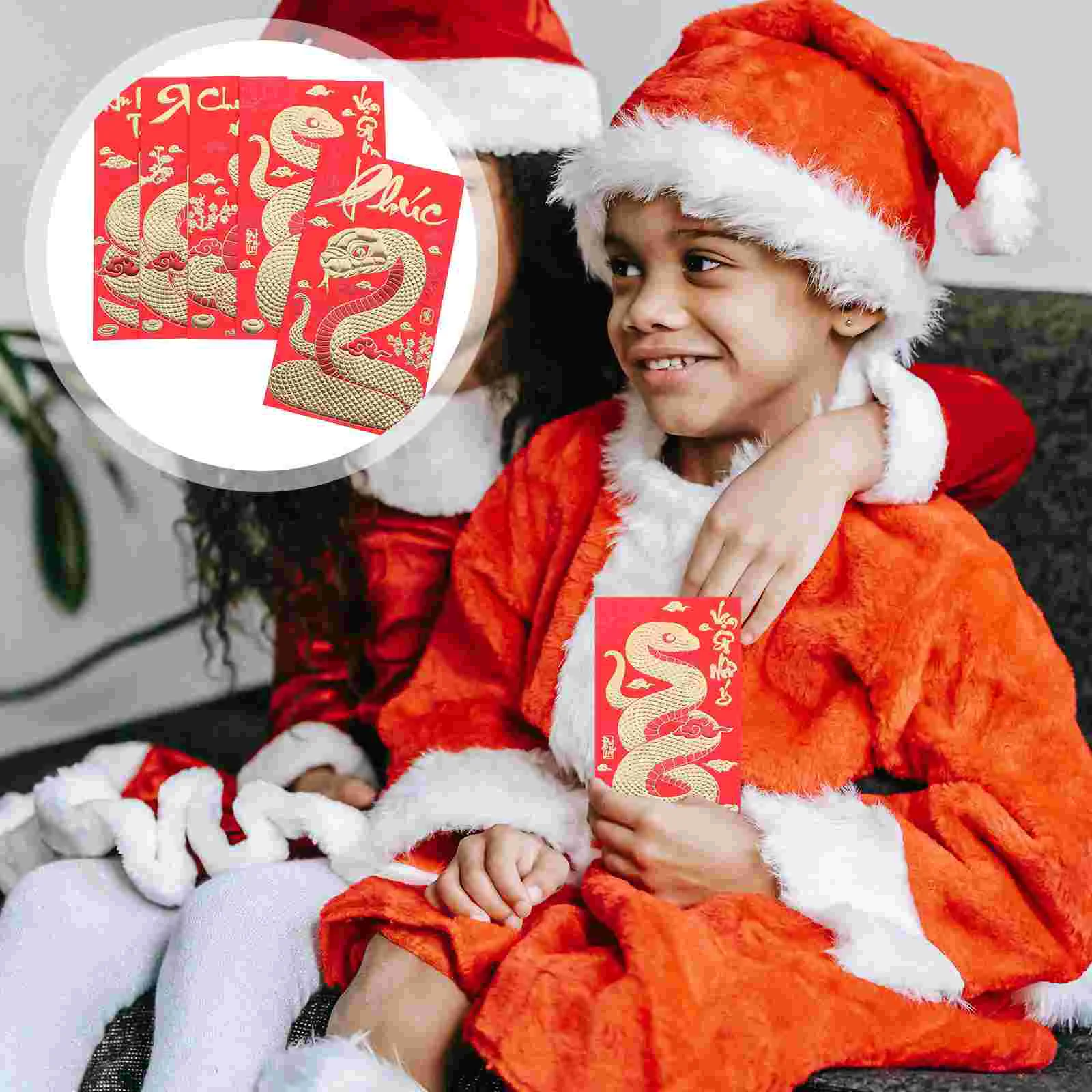 

30 Pcs Year of Snake Money Pocket The Spring Festival Red Envelope New Gift Chinese Zodiac Envelopes