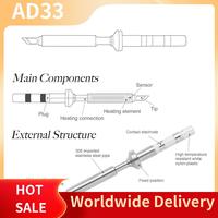Top Deals Mini Pencil Soldering Iron Tips Replacement For Pinecil Micro-Type Soldering Iron, PTS200/TS100 Portable Solder Pen To