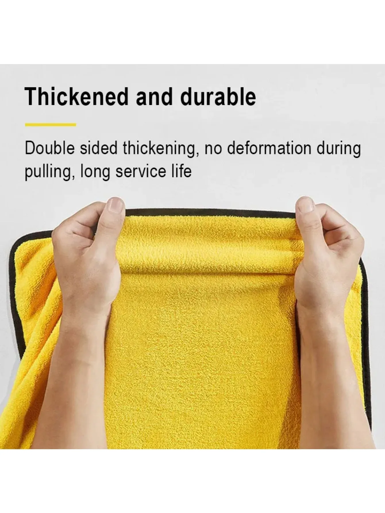 30x30/40/60CM Car Wash Microfiber Towel Car Cleaning Drying Cloth Hemming Car Care Cloth Detailing Car Towel car Wash