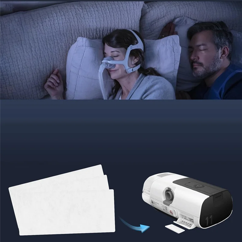 A74E-60Pcs استبدال فلتر ل Resmed Airsense 11 لمرشحات Resmed CPAP آلة تصفية