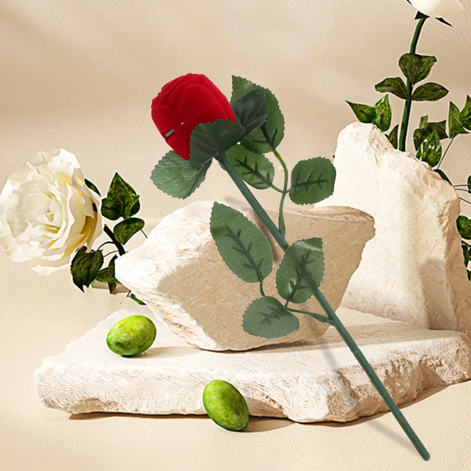 

Engagement Ring Box Jewelry Boxes Earrings Wedding for Ceremony Pp Display