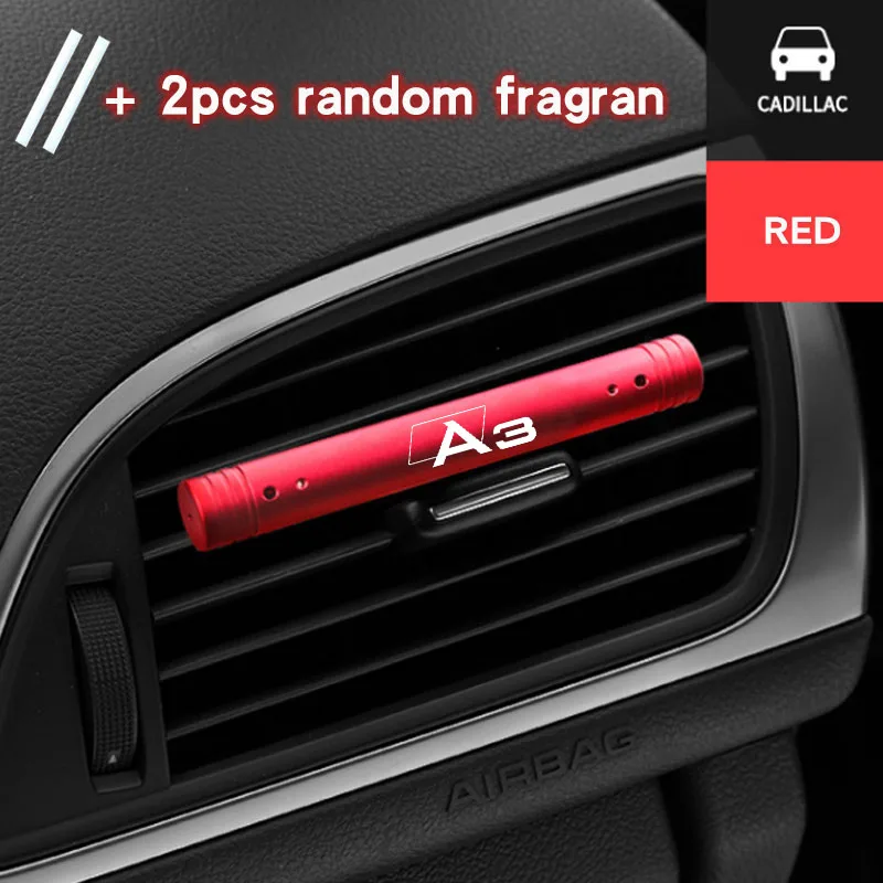 Vara interior da aromaterapia para Audi, ornamentos escondidos, acessรณrios do carro, A1, A3, A4, A5, A6, A7, A8, Q3, Q5, Q7, Q8, TT, B4, B5, b6