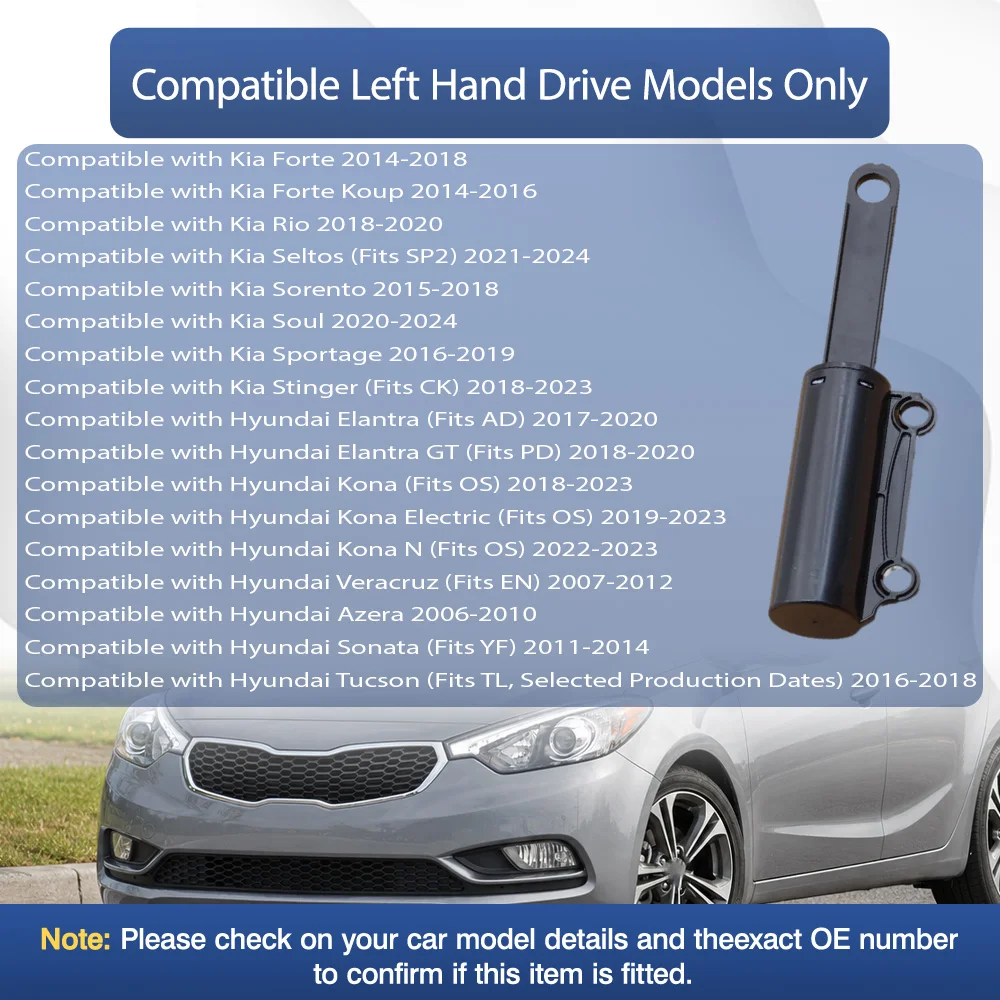 Car Right Glove Boxes Damper Strut Buffer For  Kia Forte Rio Soul Hyundai Elantra Kona 84548-2H100, 84548-G8000, 84543-3J000