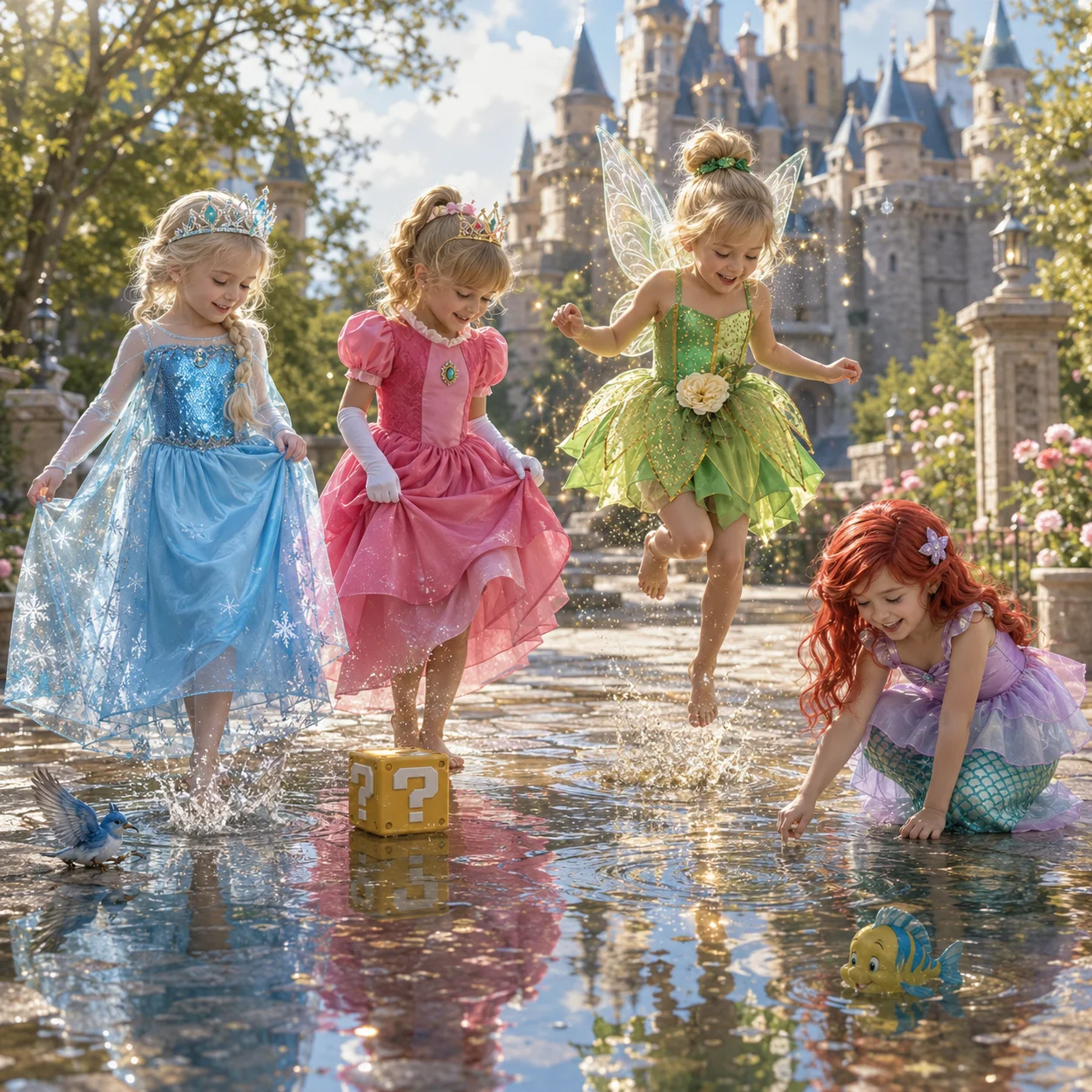 Moana Elsa Cosplay Princess Dress for Girls Birthday Carnival Party Costume Outfit Kids Toddler 2-8Y Gift