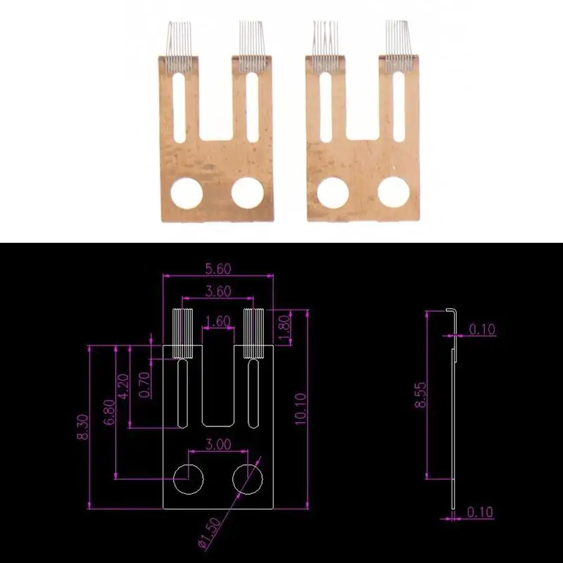 Steering Column Switch Angle Sensor Contact Brush Set 2Pcs for  E66 730 530 7 Series Effective Repair for Daily Driving