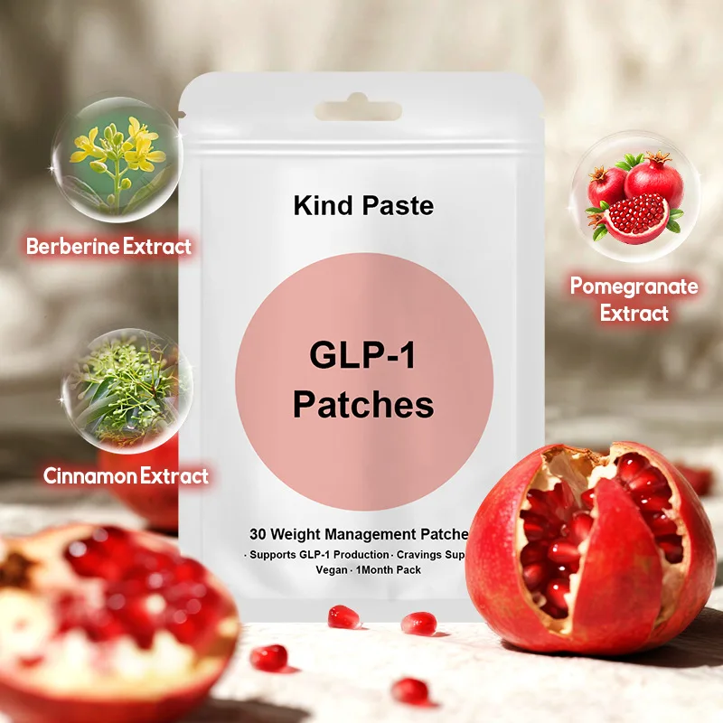 Patchs chauds GLP-1, 30/60/90/120 pièces, patchs de gestion du poids en douceur, les ingrédients naturels ont un effet amincissant longue durée