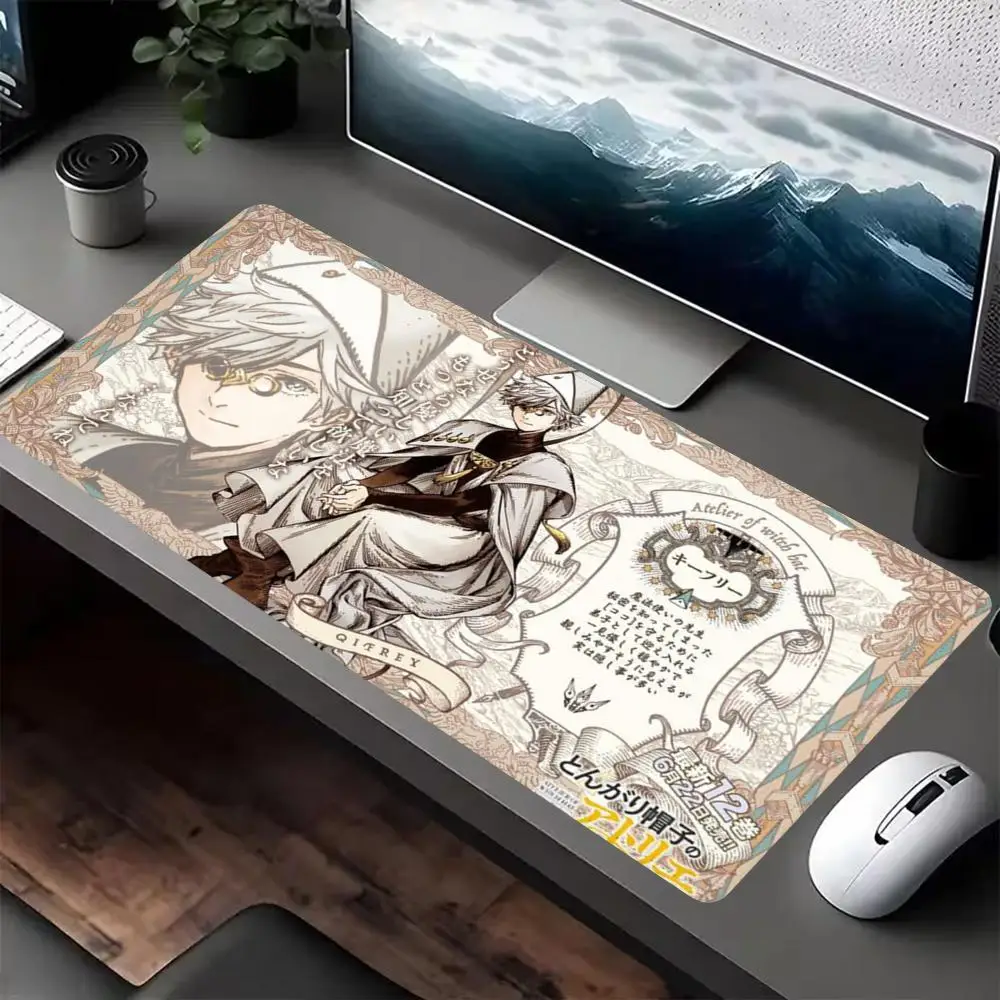 Witch Hat Atelier Qifrey Mouse Pad Non Slip Extra Large Smooth Precise Tracking Durable Stitched Stable Grip Gaming Pad