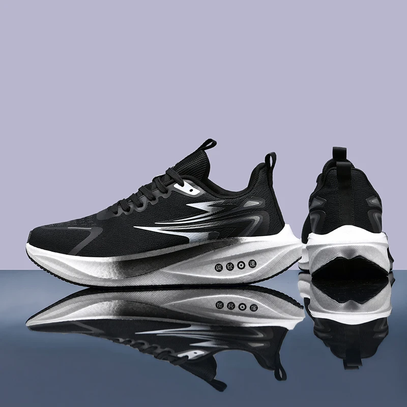Men Carbon Plate Running Shoes Women Racing Marathon Sports Shoes Stable Rebound Shock-absorbing Training Sneakers Tennis Shoes