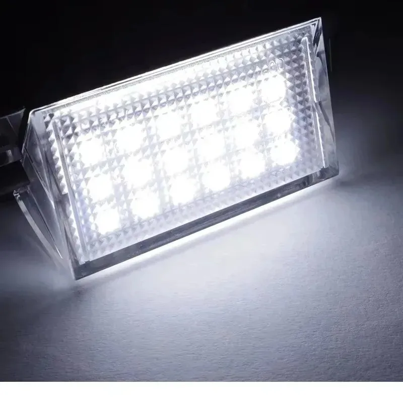 جديد لسيارة لمبة خلفية التصميم ل 318i/320i/M3 E36 1992 1993 1994 1995-1998 63261387047 2 قطعة LED رقم لوحة ترخيص ضوء