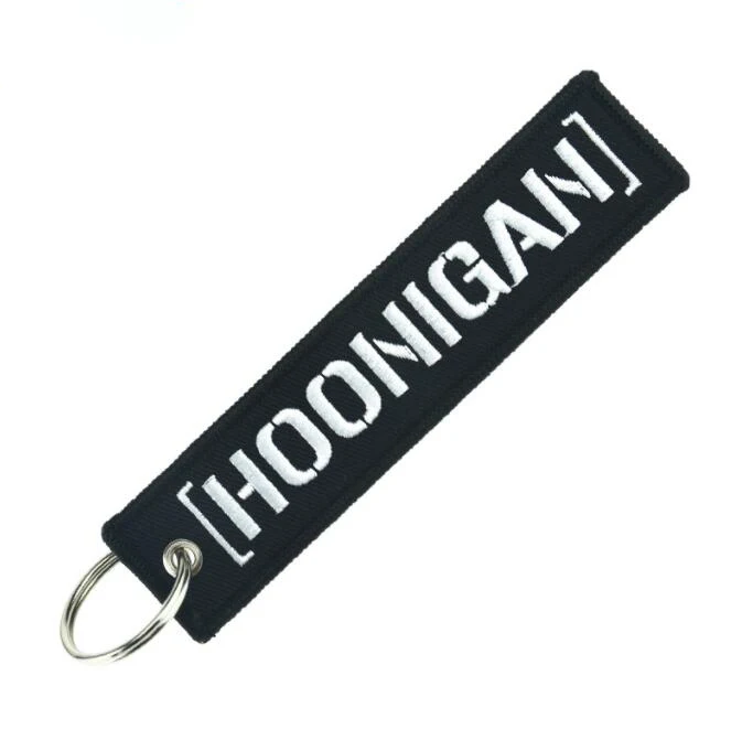 hoonigan keychain Car Keychain Nylon Embroidery Key Ring Tag Buckle Lanyard Refit Gift For Hoonigan Bmw Tesla Chevrolet Gmc