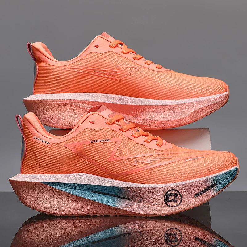 Professional Marathon Racing Carbon Plate Sneakers Breathable Non-slip Thick Bottom Jogging Fitness Sports CHFMTA Running Shoes