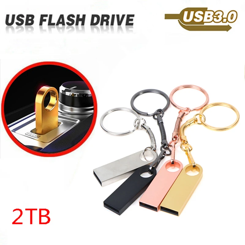 8GB-2TB Metal USB 3.0 pamięć Flash Drive Pen U dysk metalowy klucz kciuk PC Laptop