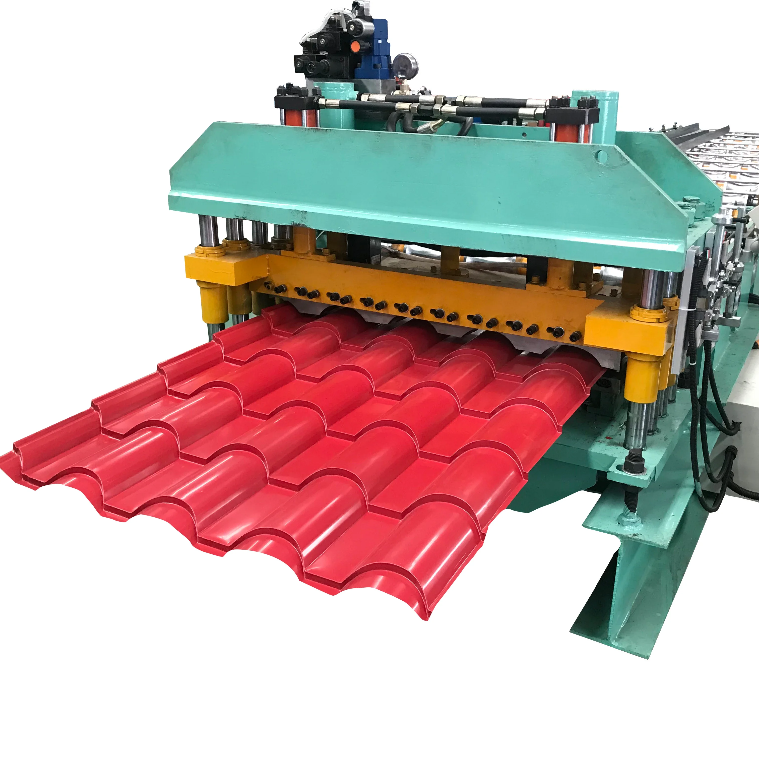 Automatic Roman Style Glazed Roofing Sheet Roll Forming Machine Aesthetic Roman Style Roofing Tile Roll Forming Machine