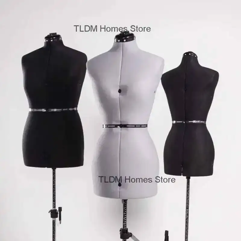 

Mannequins Upper-body Model Design Z Adjustable Tailor Three-dimensional Tools Female Clothing Size with Stand Female Cutting