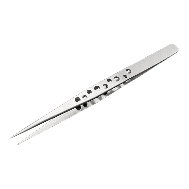 Gerade Spitze Präzision Edelstahl Pinzette Handy Reparatur Hand Werkzeug Dropship