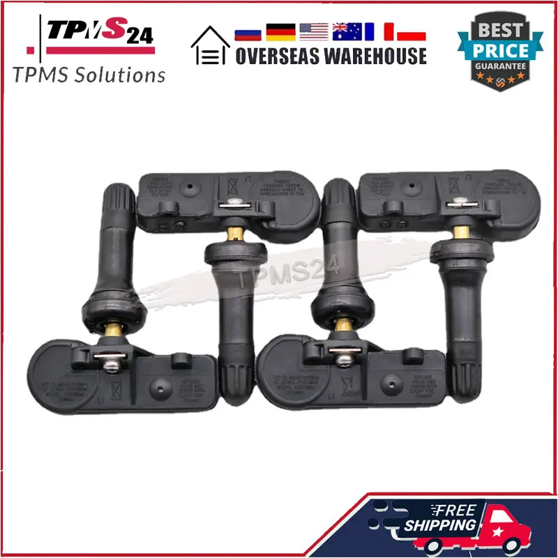 4X For Buick Enclave Chevrolet Aveo Captiva Sport Tahoe GMC Savana Yukon XL 315MHz Tire Pressure Sensors 20923680 13586335