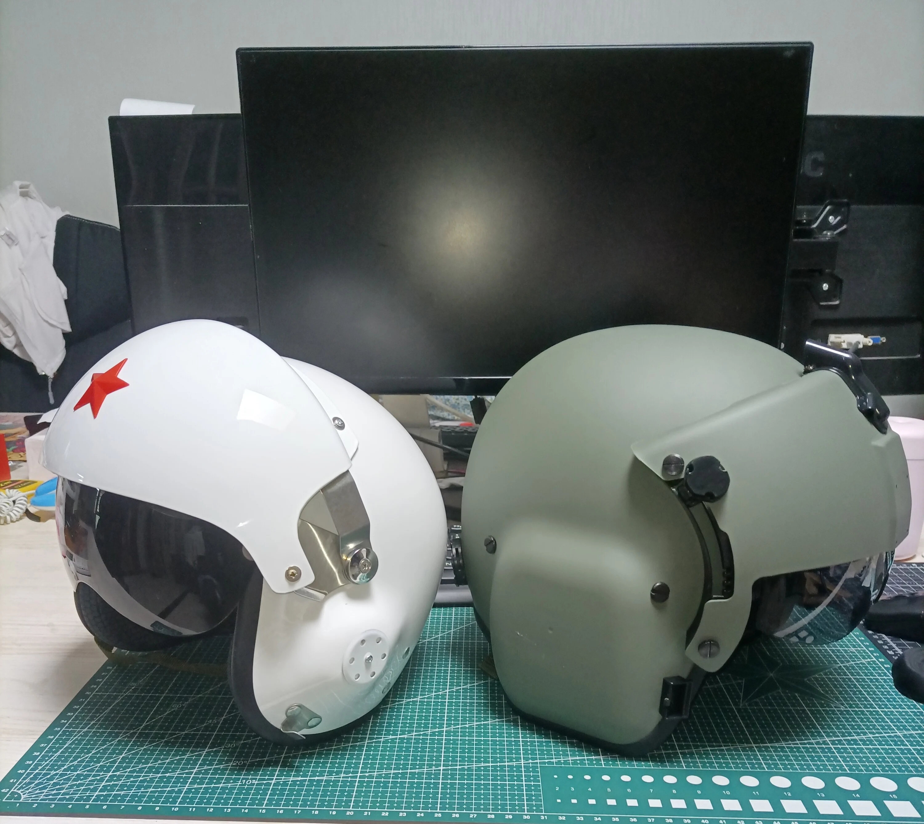 航空フライトヘルメット、evi work HGU-56/p、55p、68p、84p pilot helmets