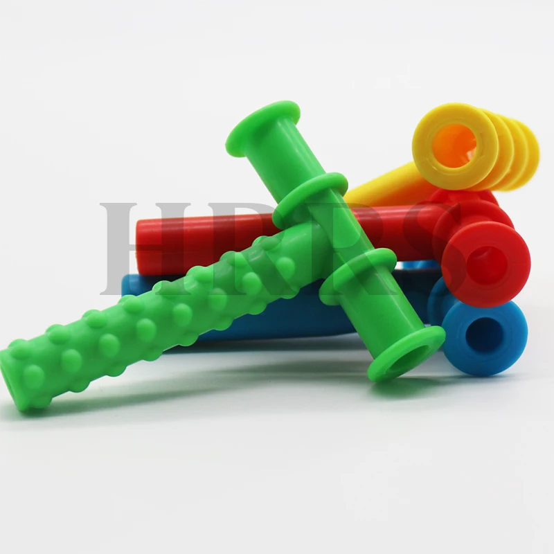 Kid Chewing Tube Tips Speech Therapy Teeth Massager Speak Oral Muscle Rehabilitation Train Chewing Tube Autism Sensory Therapy