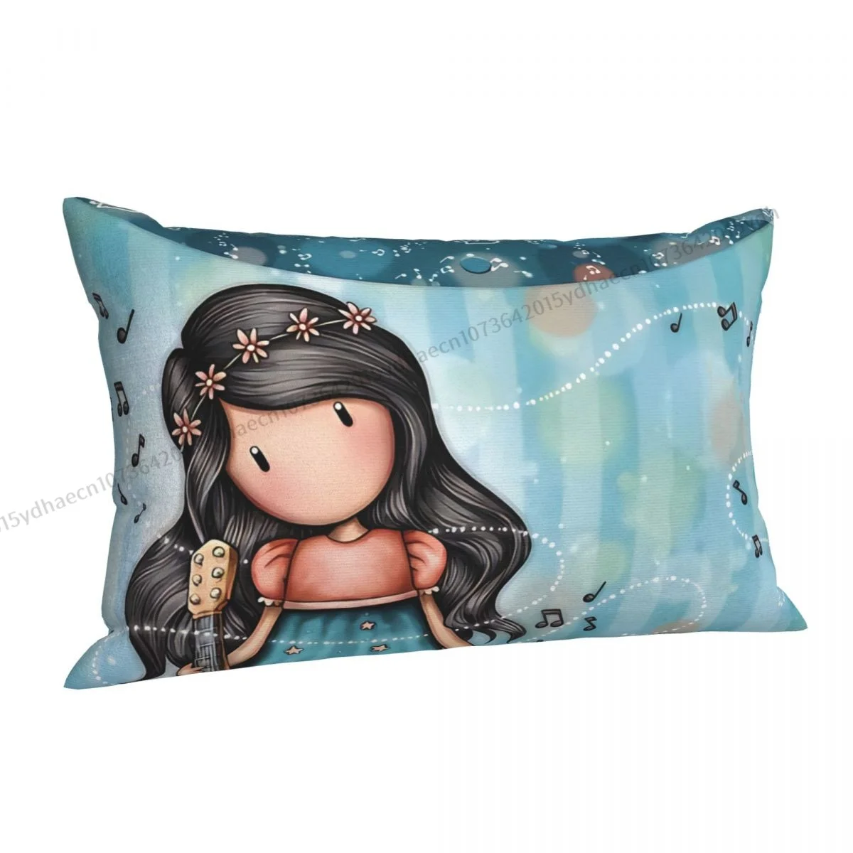 Sea Girl Hug Pillowcase Santoro Gorjuss Manga Cute Girl Backpack Cojines Garden Printed Office Pillow Covers Decorative