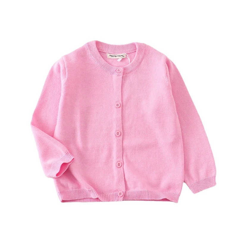 Nuovo cardigan per bambini comodo e versatile Maglione per bambini piccoli Cotone Ragazzi e ragazze Maglieria per bambini Uniformi scolastiche