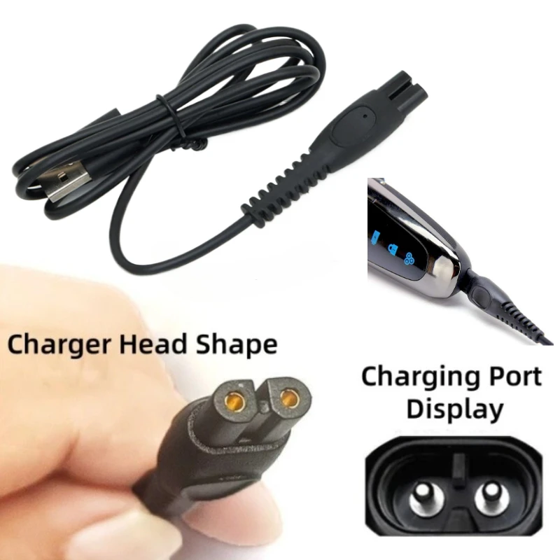 5V/15V Charger Cable，Electric Shaver Beard Trimmer Charging Cord  for Philips HQ8505 QP2724 QP2834 MG9520 MG7950 BT3238 X5005