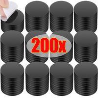 Mini Self Adhesive Magnets Sheet Square Round Magnetic Dots Magnet Tape DIY Refrigerator Office Whiteboard Flexible Magnet Sheet