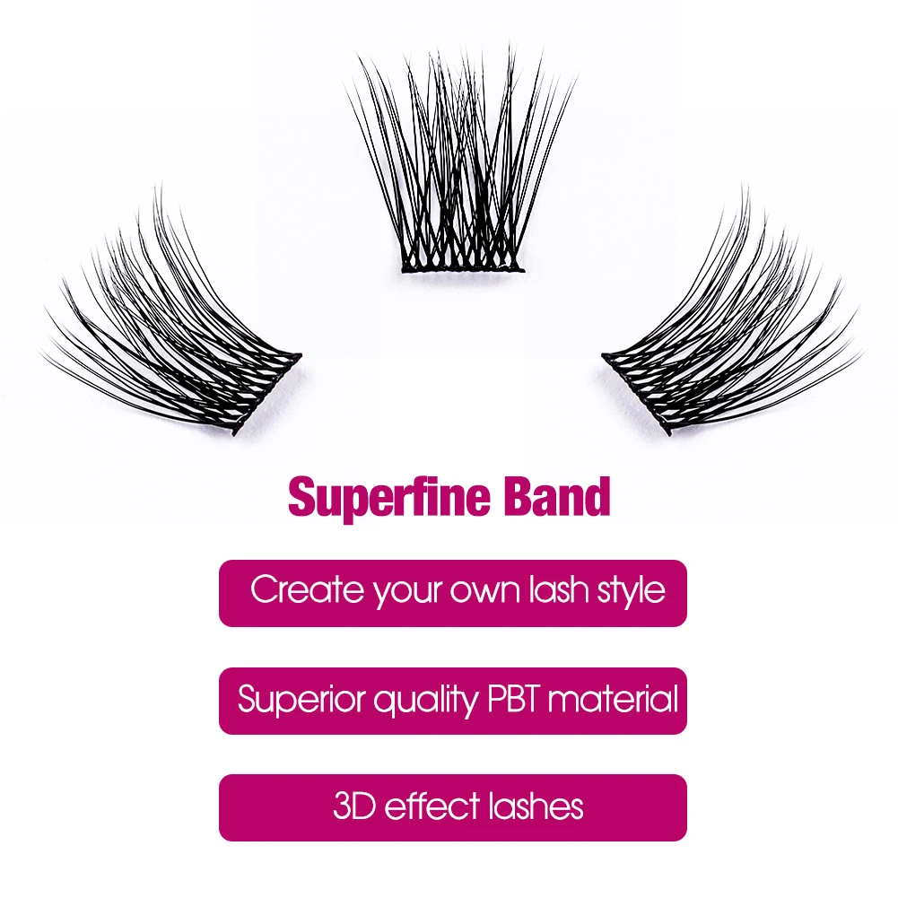 Segmented Lash Extension Cluster DIY Cosmetics Individual Self-grafting Eyelashes Makeup Supplies