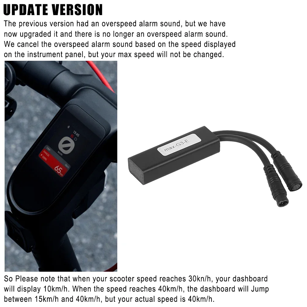 For Ninebot MAX G3 Speed Unlock Limit Cable Electric Scooter Upgrade Customized Release Speed Limit Cables Accessories