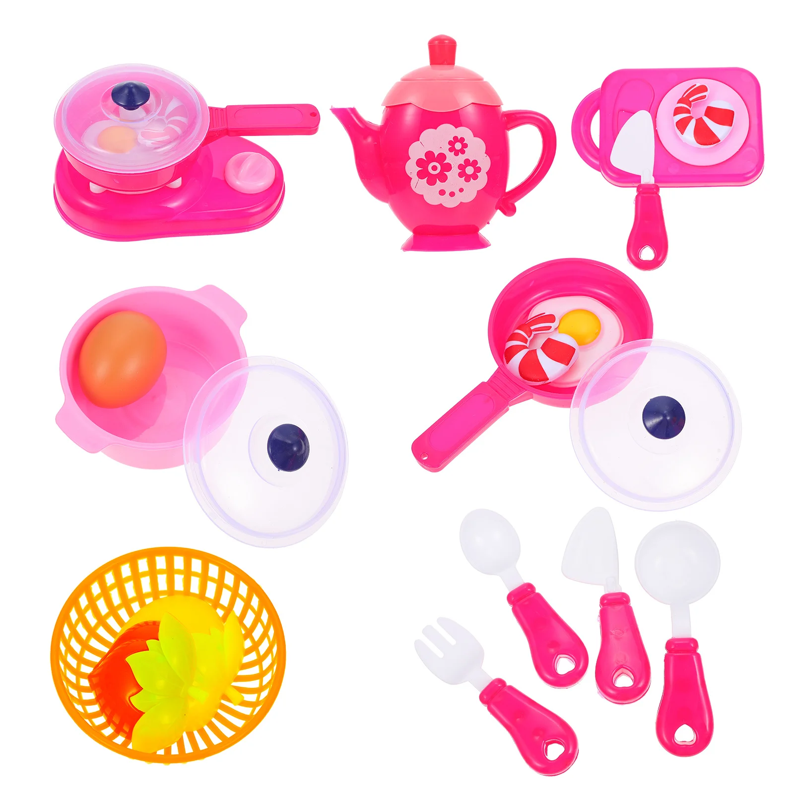 

1 Kids Play House Simulation Afternoon Tea Set For Birthday Party Fun Pretend Play Tea Set Plaything Free Matching