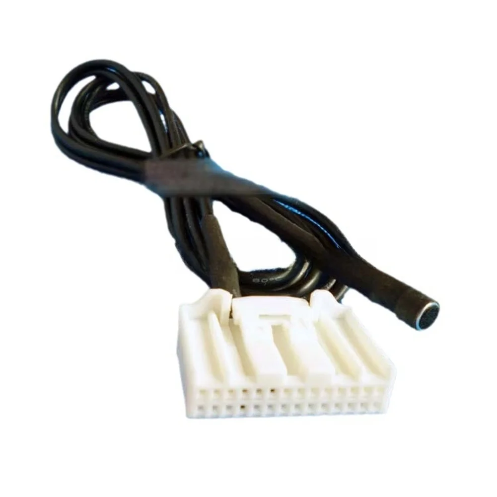 Direct Fit Microphone Harness for For TOYOTA 2015+ CD Player Radios ABS Housing Copper Conductors 28 Pin Connector