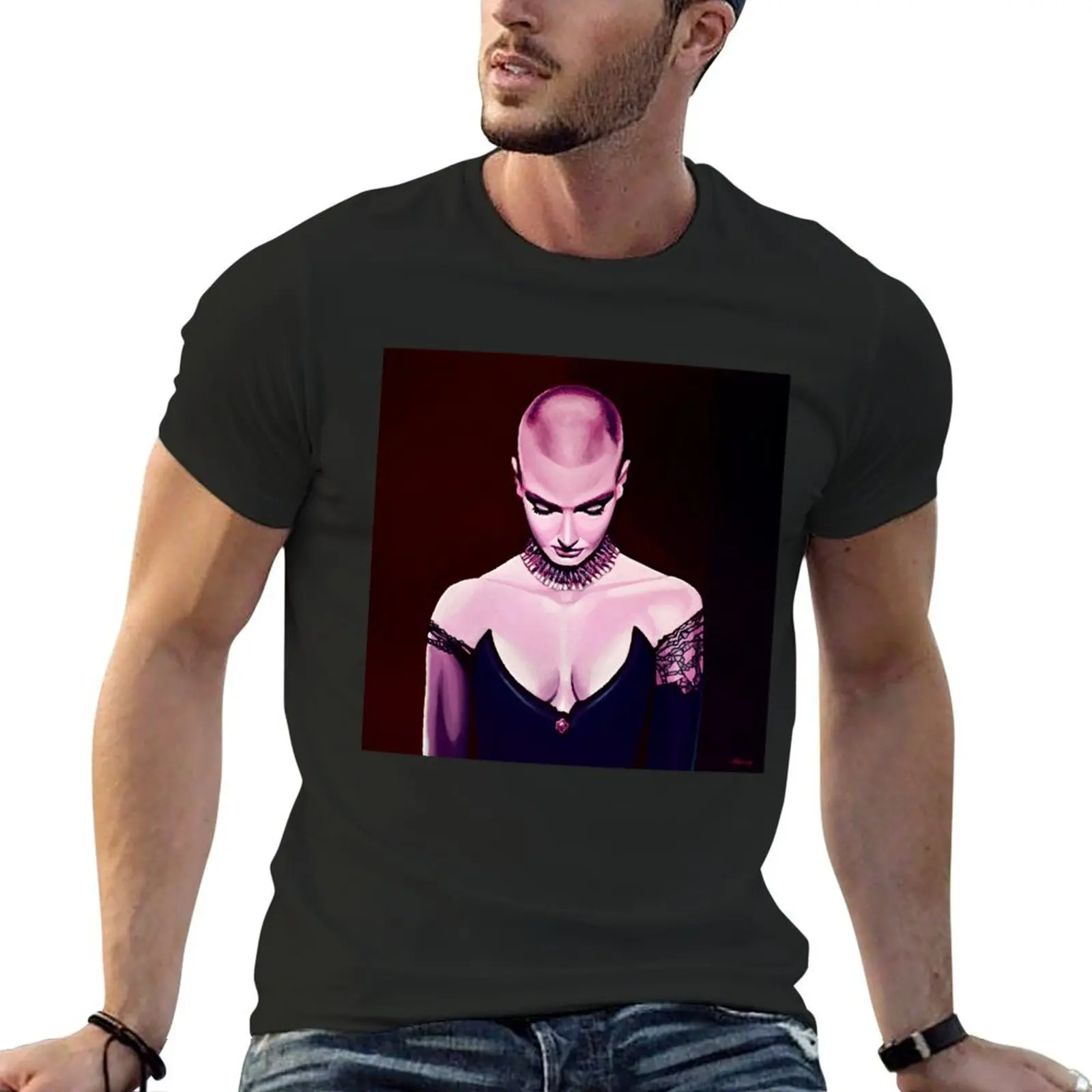 Sinead O'Connor Painting T-Shirt new edition customs design your own sweat plus size men clothing