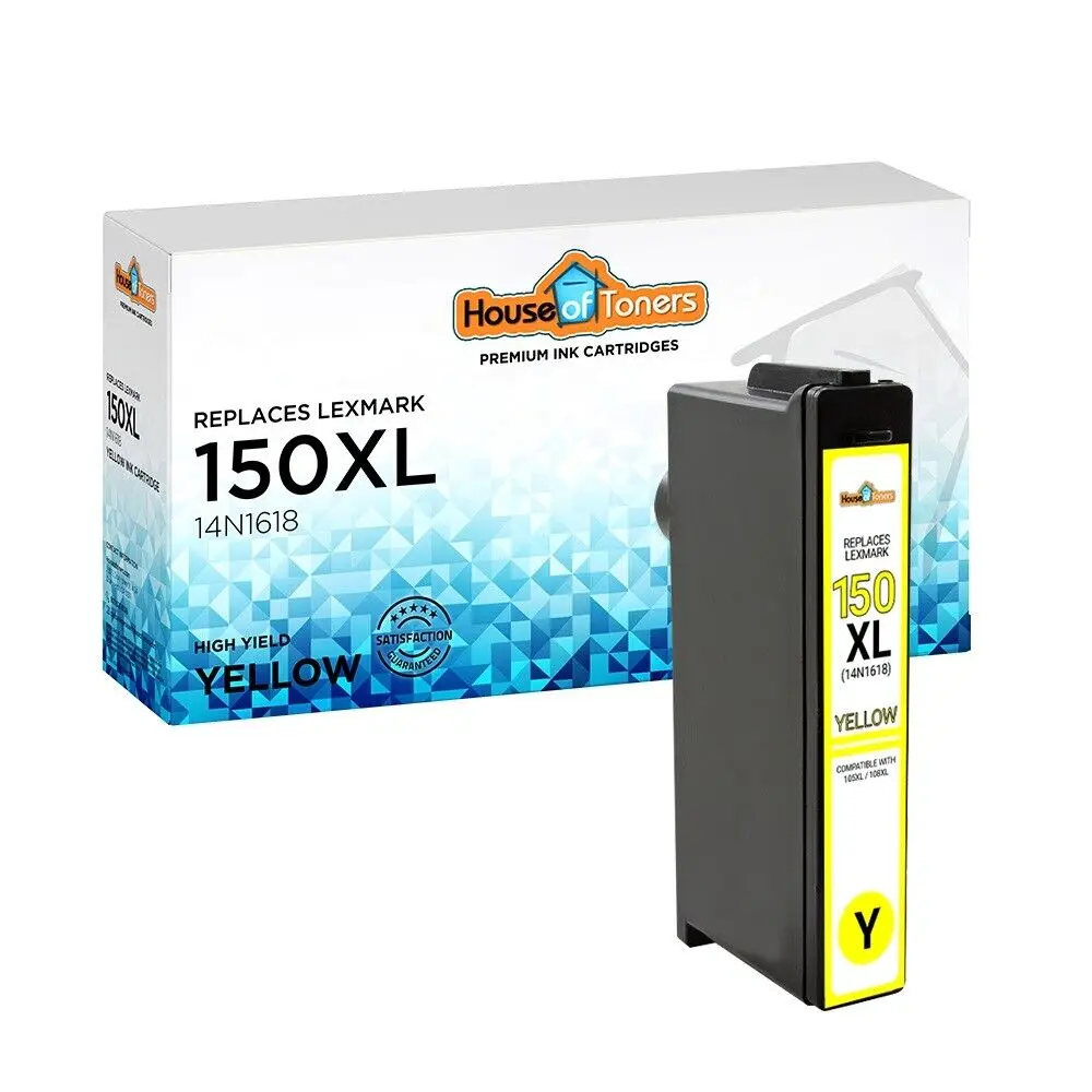 Cartouche d'encre jaune # 150XL 150 XL pour Lexmark S Series S315 S415