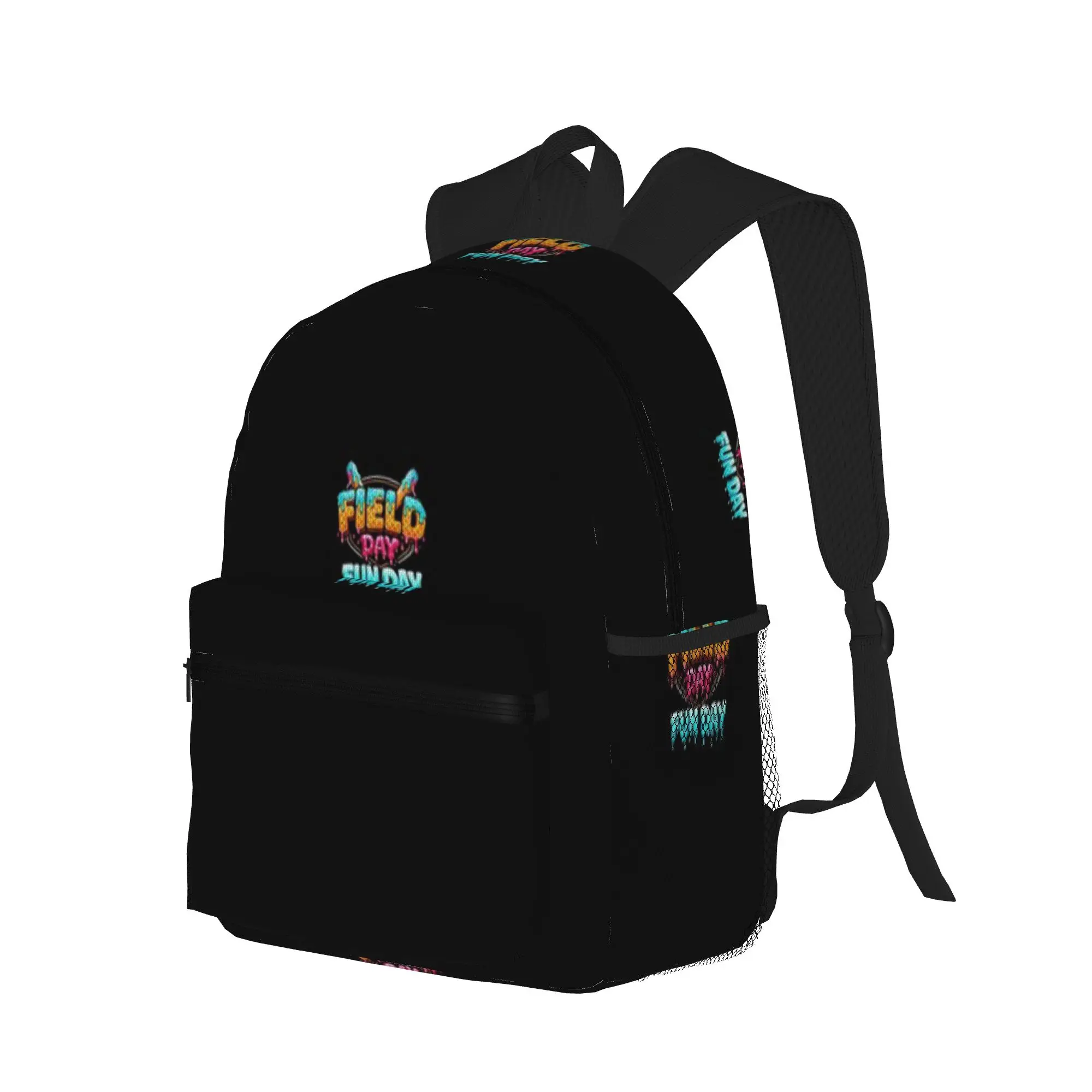 Field Day Baseball Drip  Casual Backpack for Students and Adults Man backpack