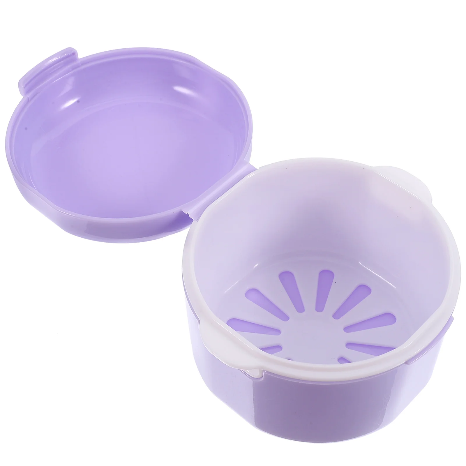 

Portable Retainer Household Box Pp Material Travel Denture Container For Women Compact Lightweight Daily Use False Teeth Holder