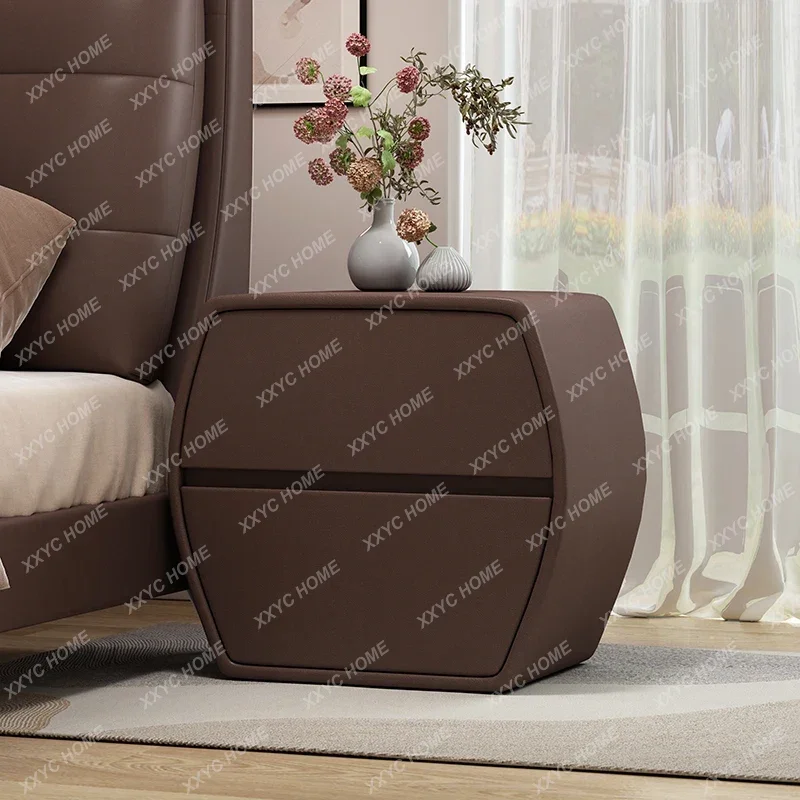 

Modern Designer Bedside Table Exquisite Elegant Space Saving Nightstands Storage Aesthetic Mesitas