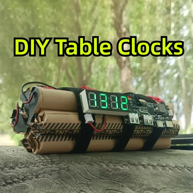 

DIY Table Clocks Creative Desk Clocks Modern Digital Clock Luxury Desktop Clock Temperature Decoration and Table Accessories