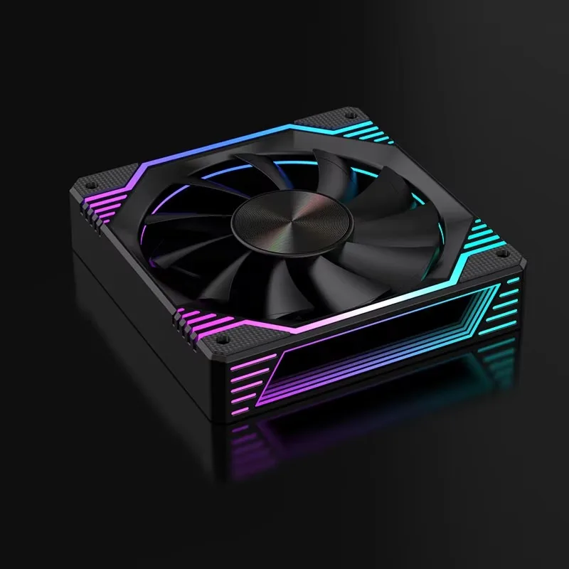 360Mm ARGB Liquid CPU Cooler Real-time Temperature Display Computer Case Copper Aluminum Radiator Fluid Bearings