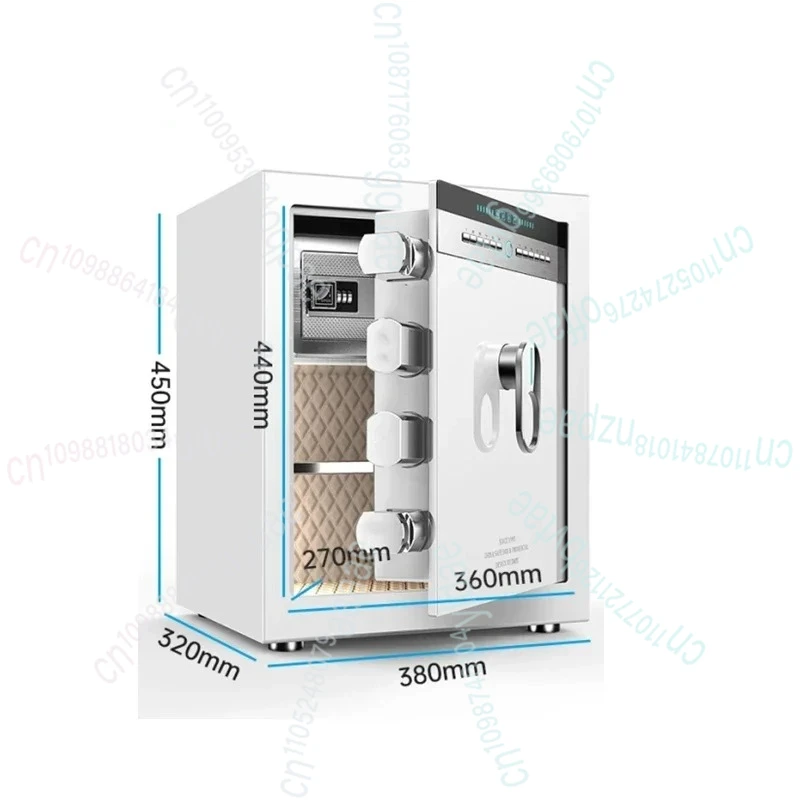 Safe Home Family صغير الحجم 45 مجلد تمرير عشرة آلاف كلمة المرور بجانب السرير غير مرئي في الحائط في خزانة الملابس بسعة كبيرة #3