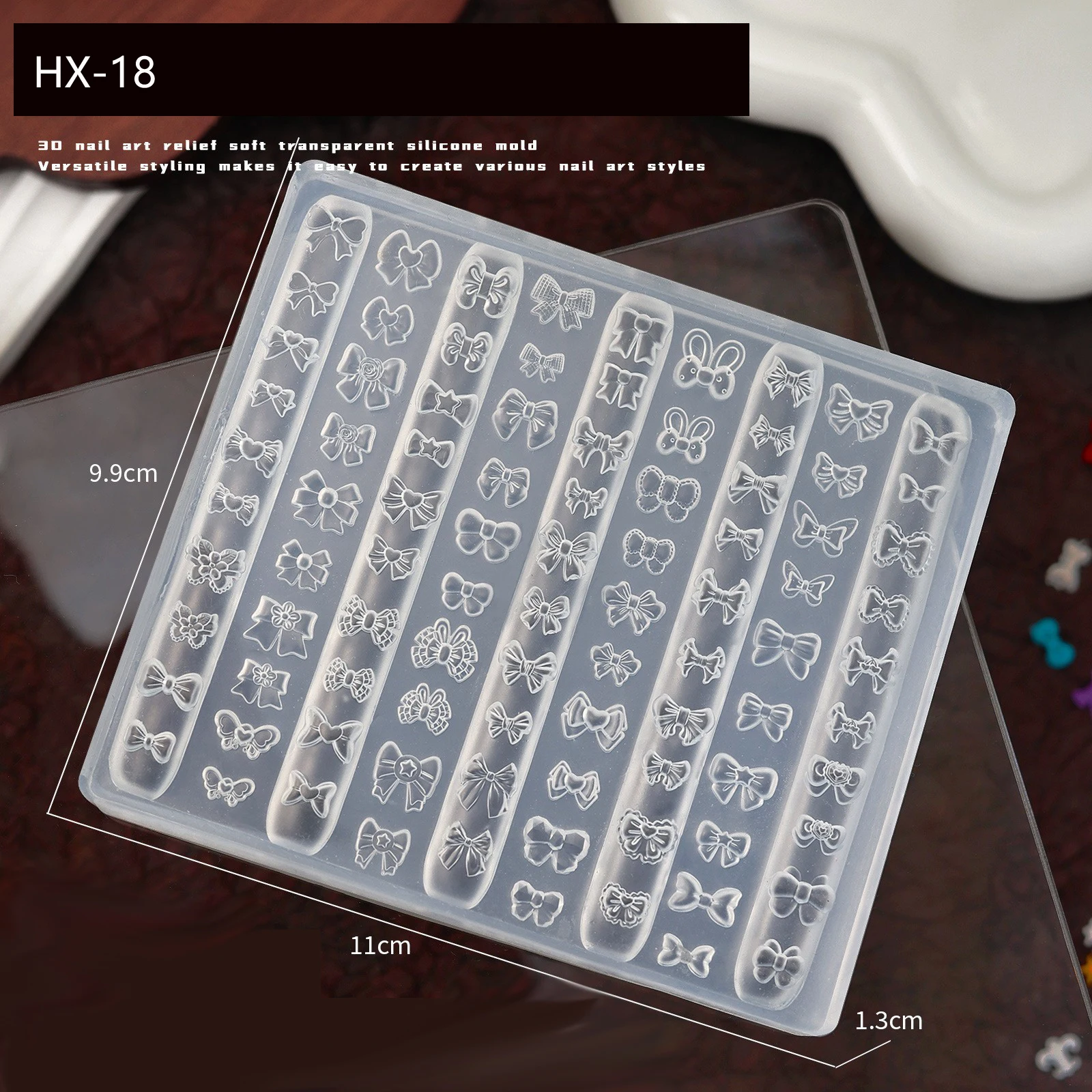 Molde de pressão de silicone 3d macio para arte em unhas, reutilizável, ferramenta de escultura diy, moldes de silicone para design de unhas