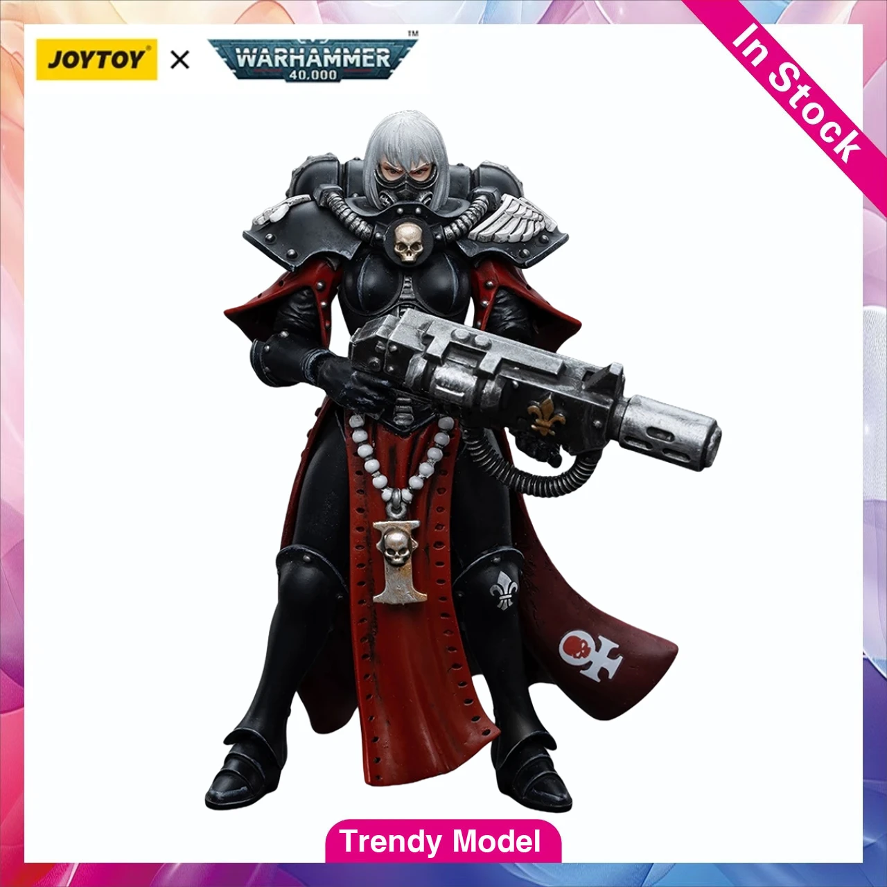 

【TM】 JOYTOY Warhammer 40K Nuns Combat Sisters Team Nun Ju Lei Scale 1/18 Action Figure Model Toys Gifts