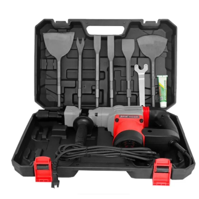 Full Set Copper Dismantling Tool, High-Power Electric Demolition Hammer for Scrap Copper Wires & Concrete