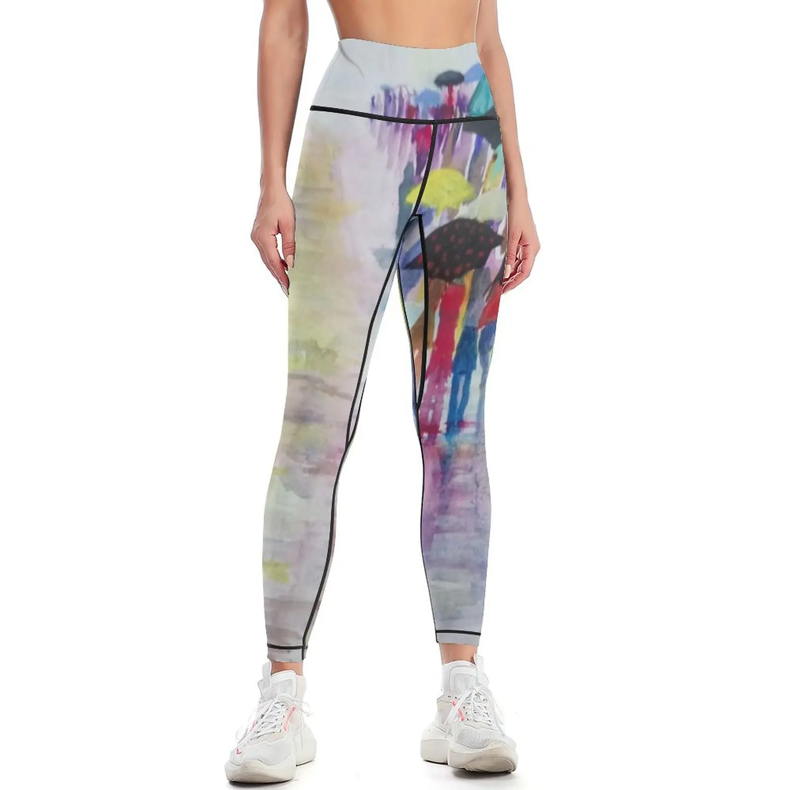 

Walking in the rain Leggings Women's gym sports for Fitness woman Fitness's gym clothes Womens Leggings