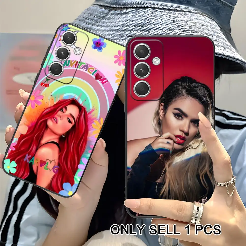 Karol G Latino Phone Case for Samsung Galaxy S26 S25 S24 S23 S22 S21 S20 Note20 Plus FE Ultra Soft TPU Shockproof Cover