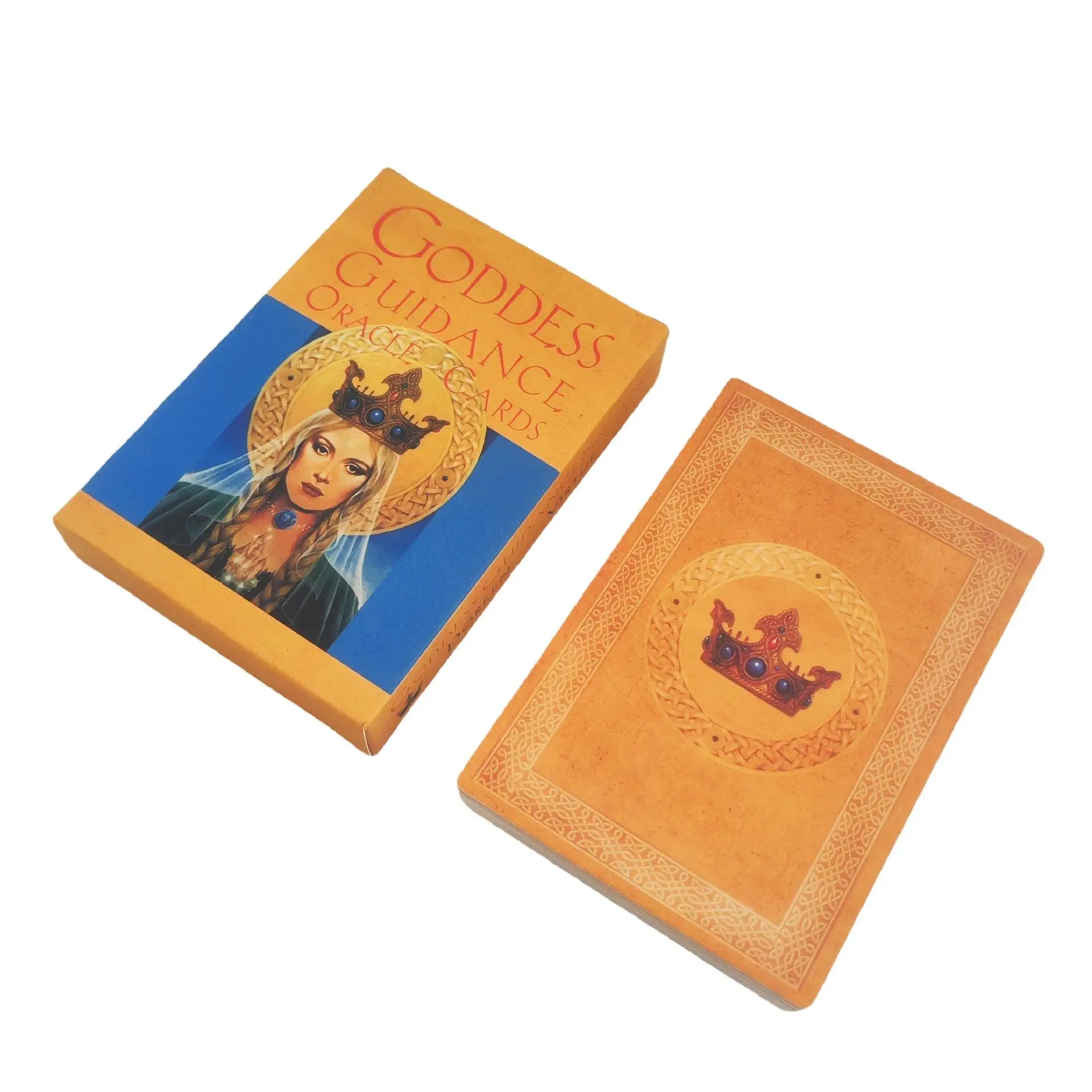 Mazzo Oracle con guida della dea con guida 44 carte Oracle 12 * 8,3 cm