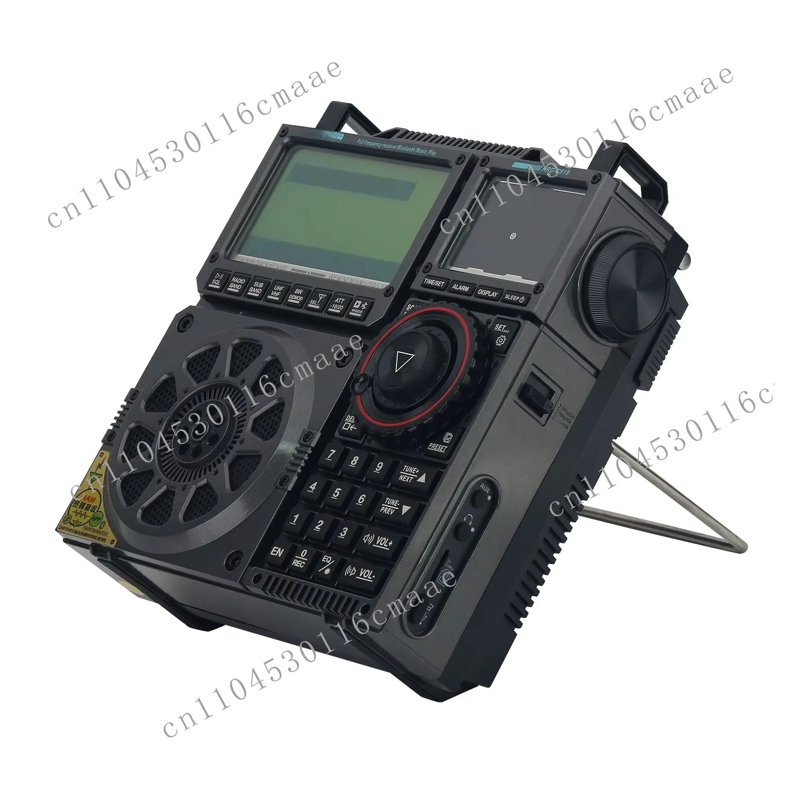 HRD-C919 Iron Grey (Retro Style) All Band Radio MW SW Full Frequency Receiver Music Play